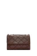 Women's Brown Long Strap Printed Handbag | Derimod