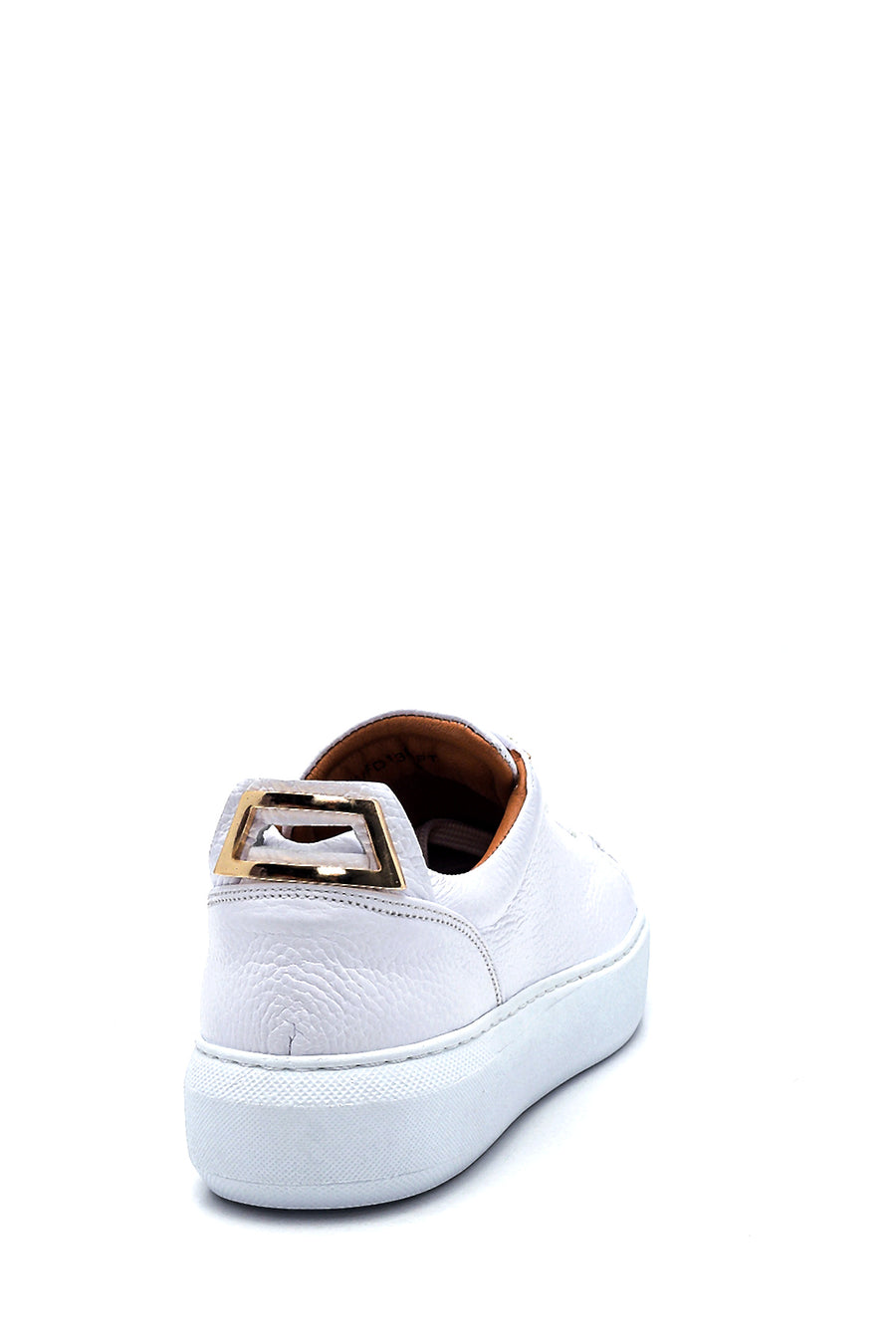 Kadın Deri Baskılı Sneaker