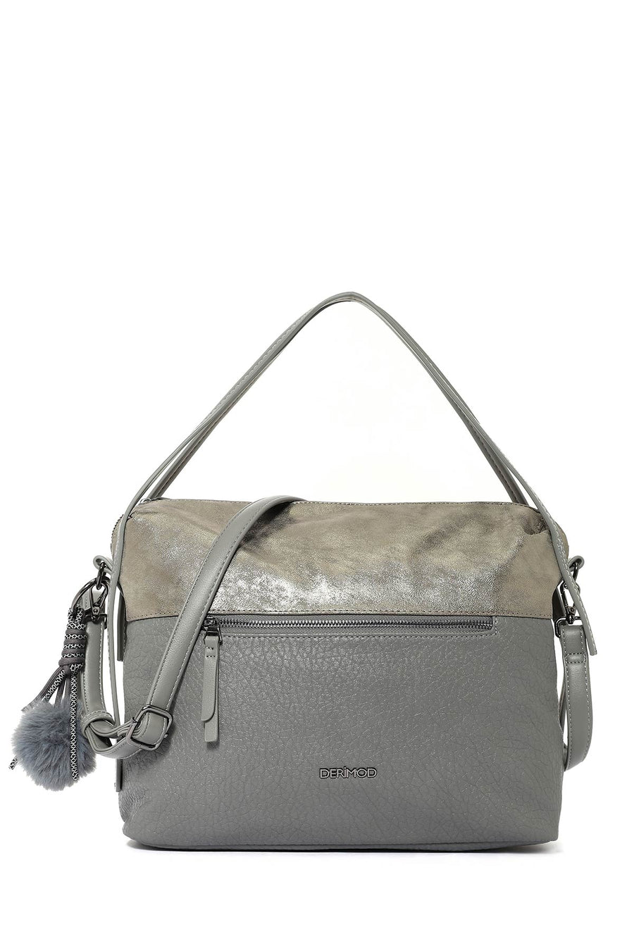 Women's Gray Long Strap Shoulder Bag 24WBD252414 | Derimod