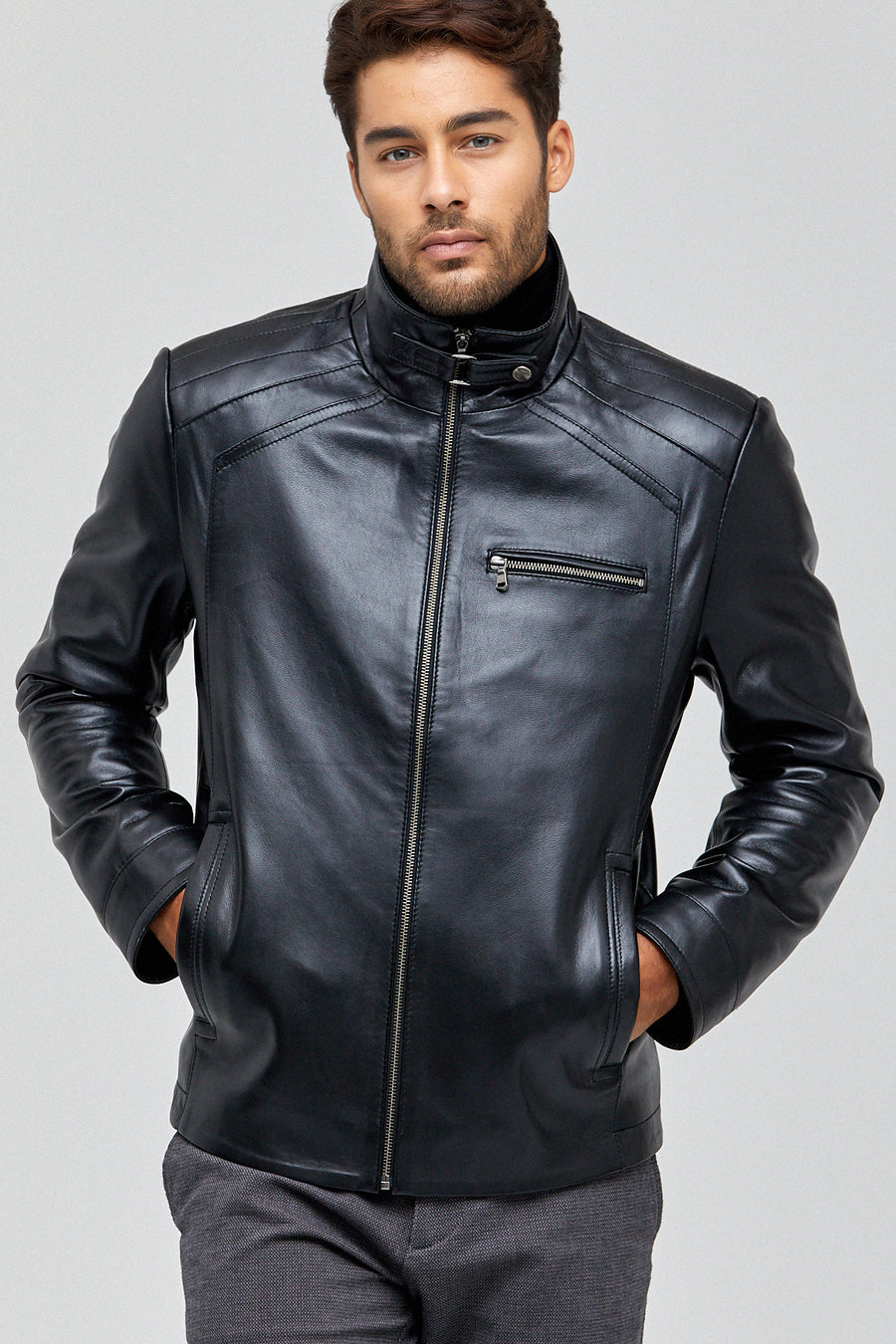 Bernard Men's Leather Jacket