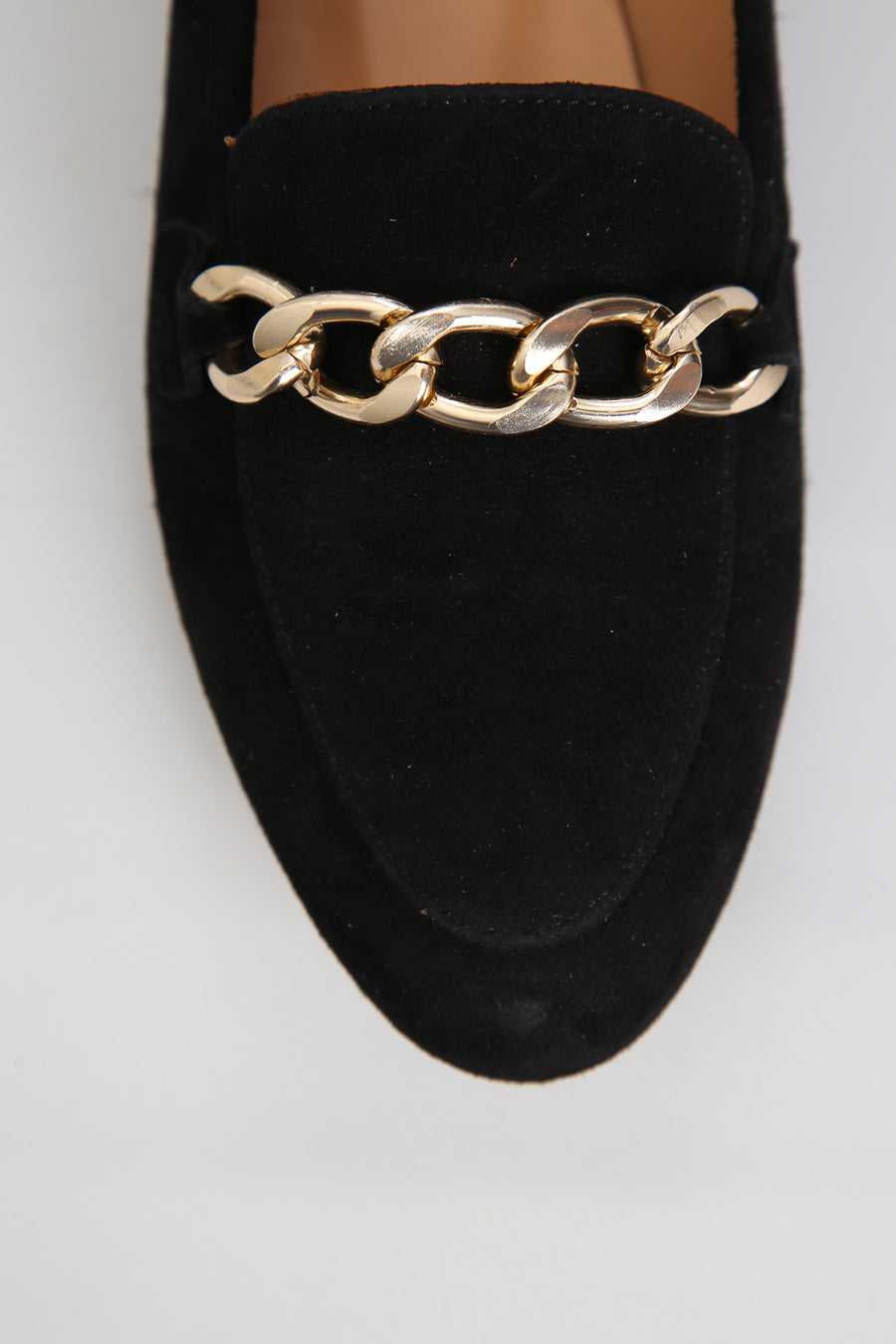 Women's Suede Shoes with Chain