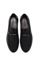 Men's Black Leather Casual Loafer | Derimod