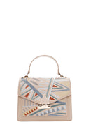 Women's Powder Long Strap Printed Handbag | Derimod