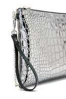 Women's Silver Portfolio Bag | Derimod
