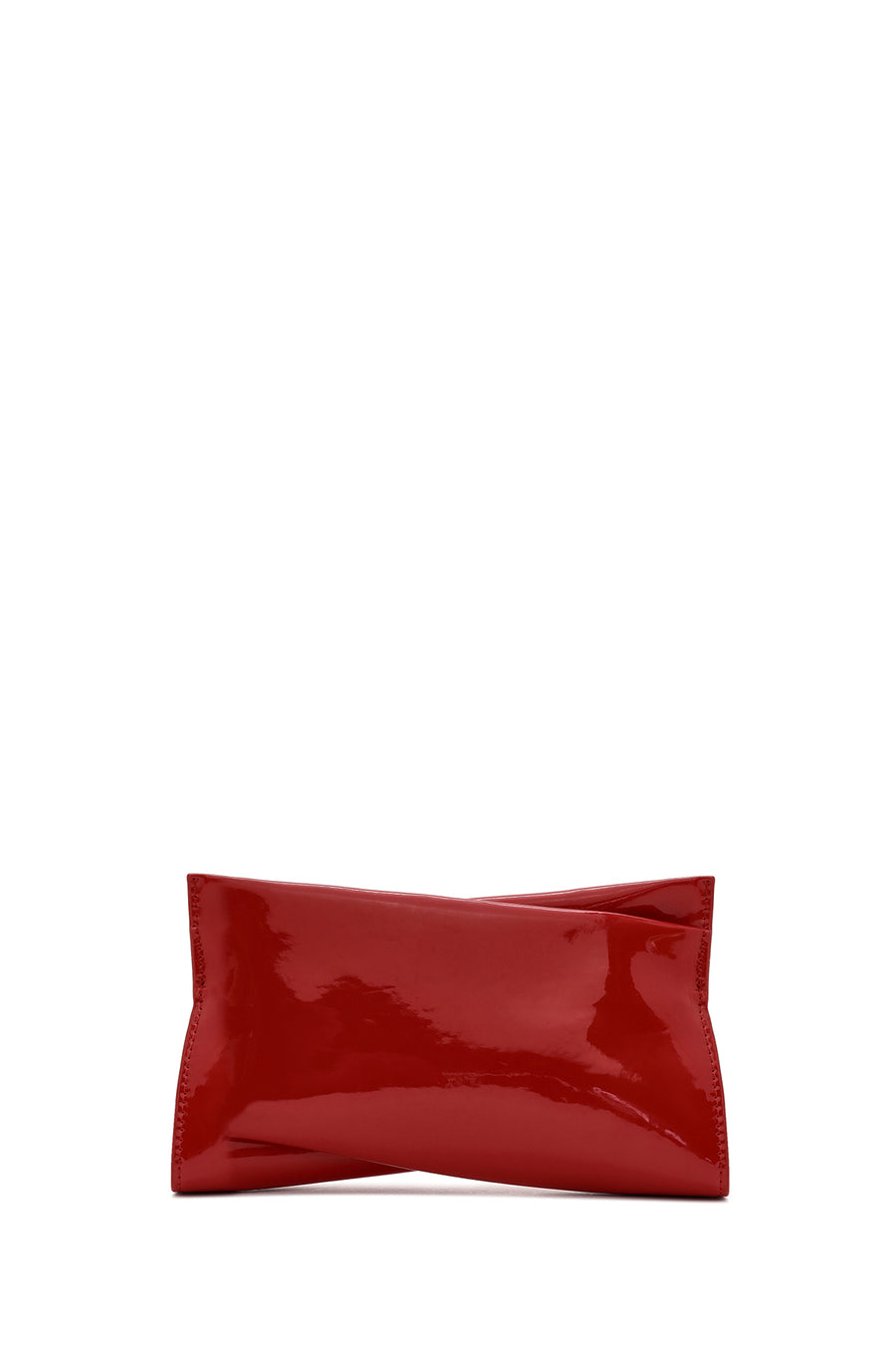 Women's Red Chain Strap Clutch Bag