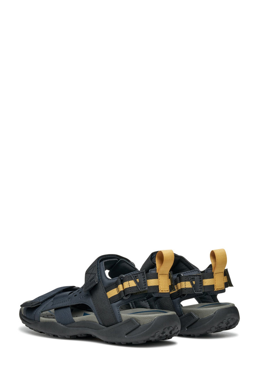 Geox Erkek Lacivert U Terreno + Grip B Te + Nbk Sy Çift Bantlı Kumaş Sandalet