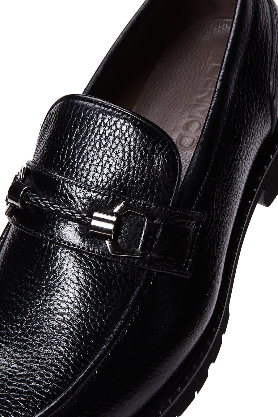 Men's Leather Buckle Loafer