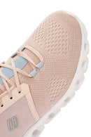 Derimod Zero Women's Pink Lace Up Fabric Sneaker | Derimod