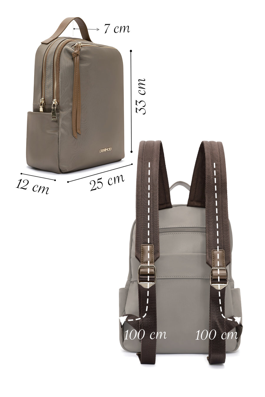 Women's Mink Fabric Backpack