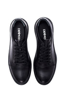 Men's Leather Printed Sneaker | Derimod