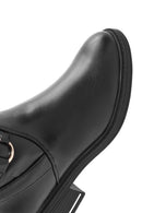 Women's Black Zipper Buckle Detail Boots | Derimod