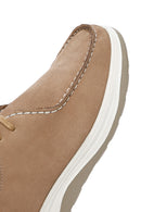 Men's Mink Lace-Up Nubuck Leather Comfort Shoes | Derimod