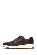 Men's Brown Leather Sneaker | Derimod