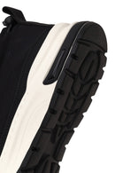 Male Black Lace-up Fabric Casual Sneaker | Derimod