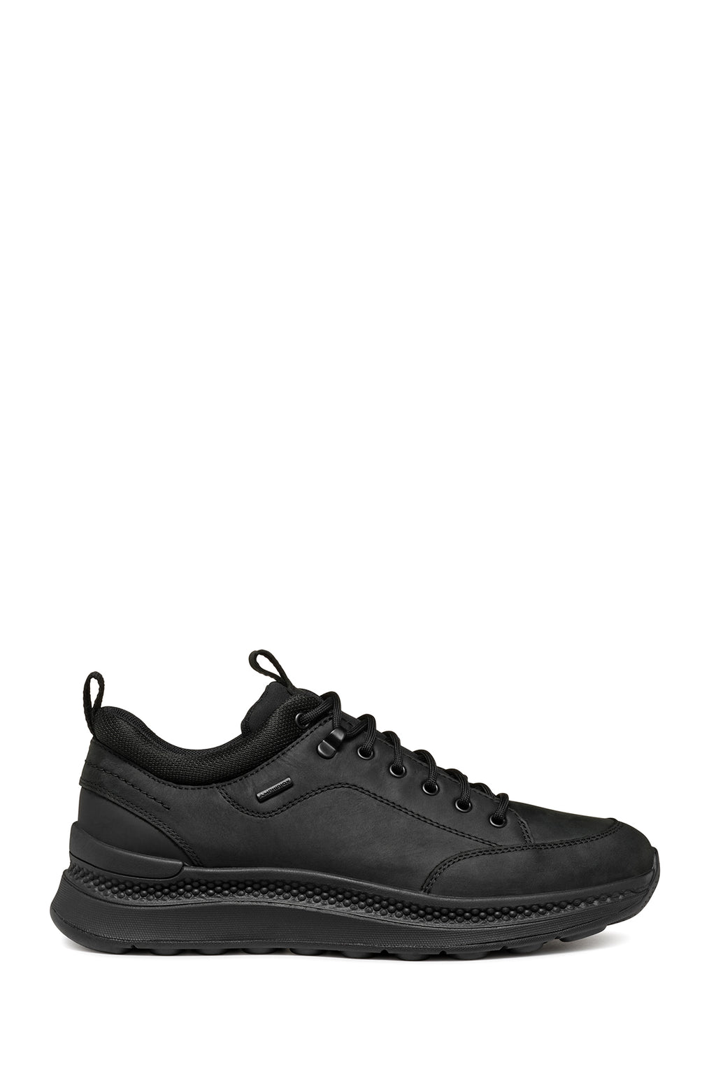 Geox Erkek Siyah Spherica Actif X2 Abx Bağcıklı Waterproof Deri Sneaker
