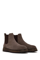 Male Mink Suede Chelsea Boots | Derimod