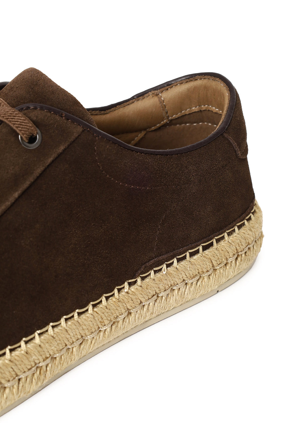 Male Brown Thick-Soled Suede Leather Sneaker