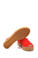 Kadın Kırmızı Hasır Taban Espadril | Derimod