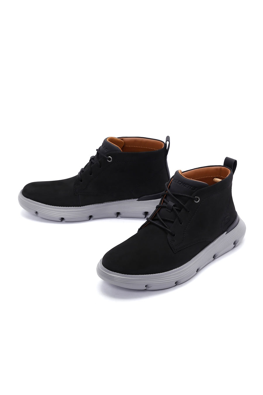 Skechers Men's Black Nubuck Boots