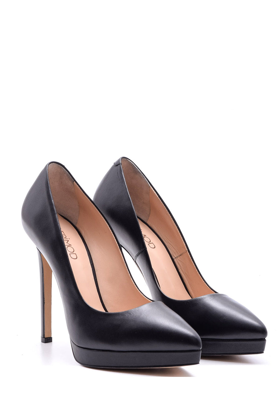 Women's Heeled Leather Shoes