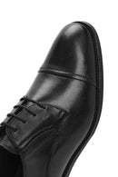 Men's Black Laced Leather Classic Shoes | Derimod