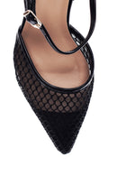 Women's Mesh Mid Heel Shoes | Derimod