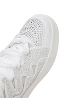 Women's White Stone Sneaker | Derimod