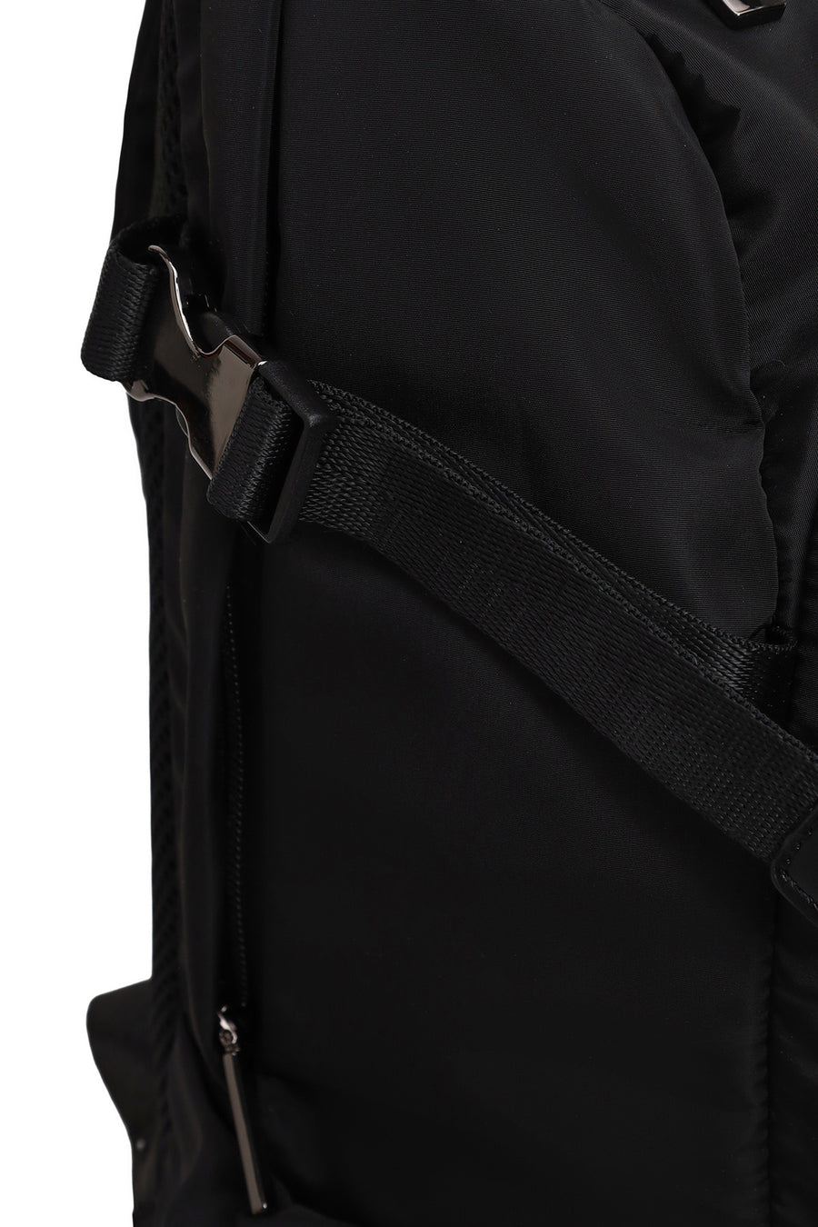 Male Black Fabric Backpack