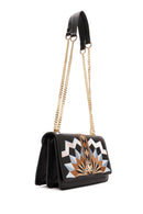 Women's Black Long Strap Printed Shoulder Bag | Derimod