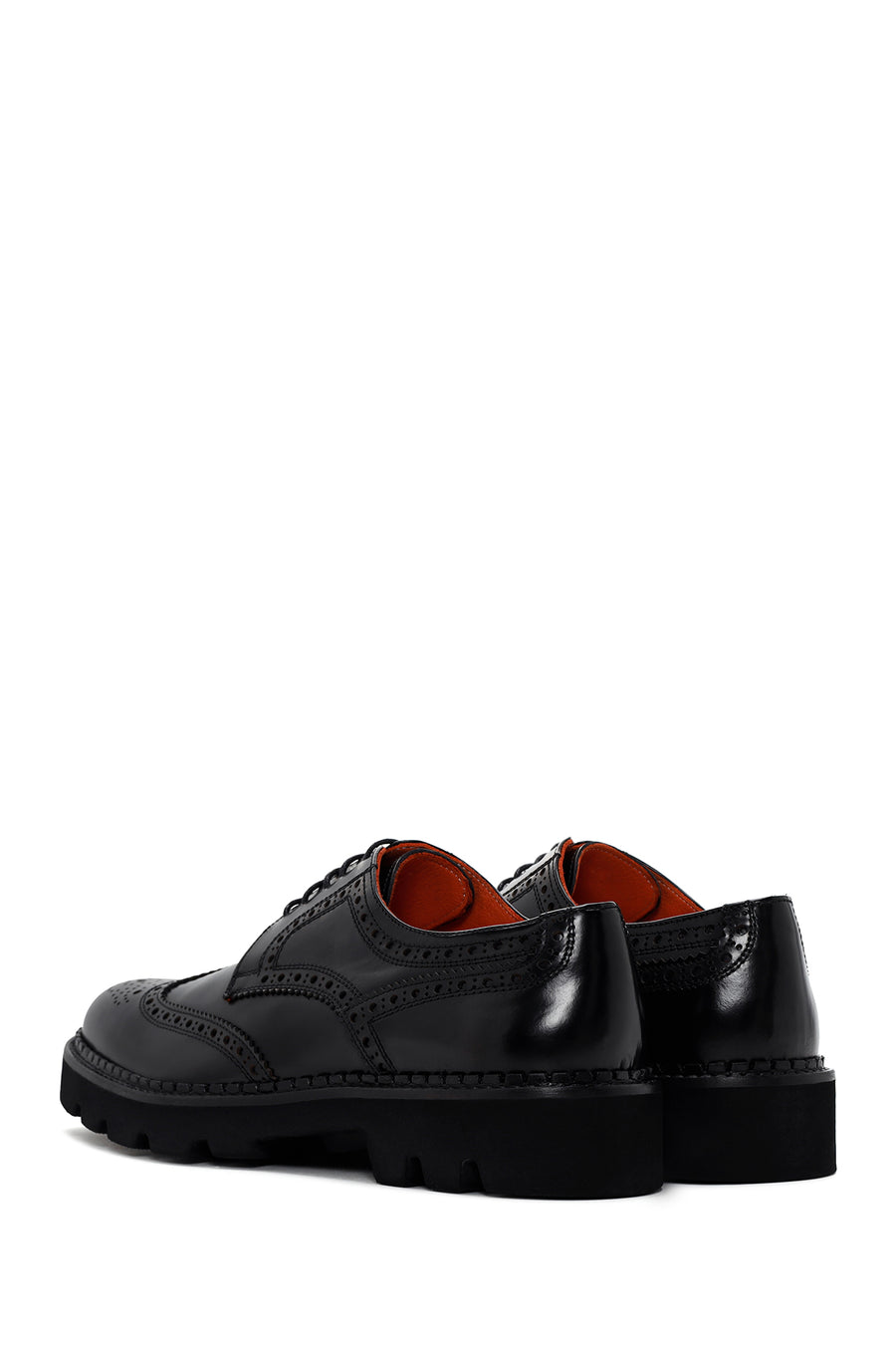 Men's Black Leather Casual Shoes