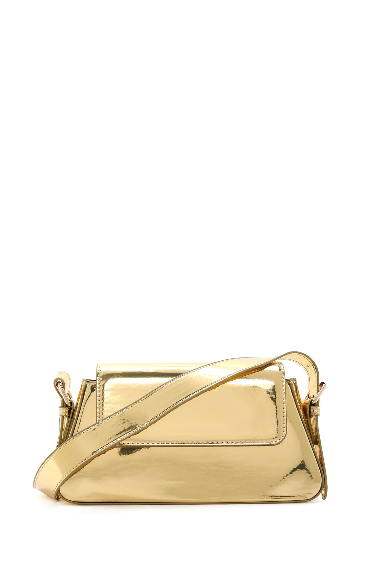 Women's Gold Metallic Shoulder Bag 23WBD286032 | Derimod