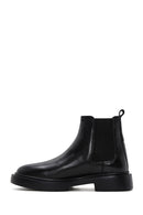 Men's Black Leather Thick Soled Chelsea Boots | Derimod