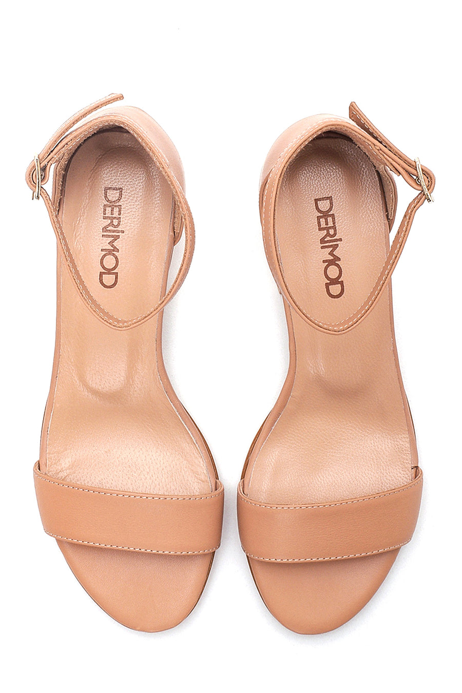 Women's White Casual Heeled Sandals