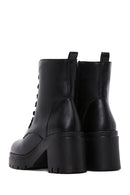 Women's Black Thick Heeled Boots | Derimod