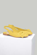 Floral Yellow Women's Shoes | Derimod