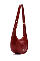 Women's Red Crocodile Handbag | Derimod