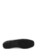 Women's Black Patent Leather Ballerinas | Derimod