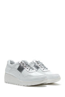 Kadın Deri Yüksek Taban Sneaker | Derimod