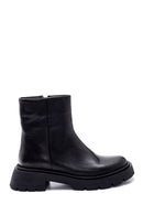 Kadın Deri Mat Fermuarlı Bot | Derimod