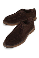 Male Brown Lace-up Suede Casual Shoes | Derimod