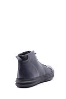 Men's Zipper Detailed Leather Boots | Derimod