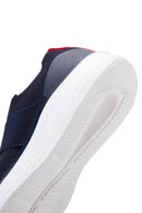 Women's Navy Blue Thick Soled Sneaker | Derimod