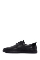 Derimod Fly Men's Black Lace-Up Leather Casual Shoes | Derimod