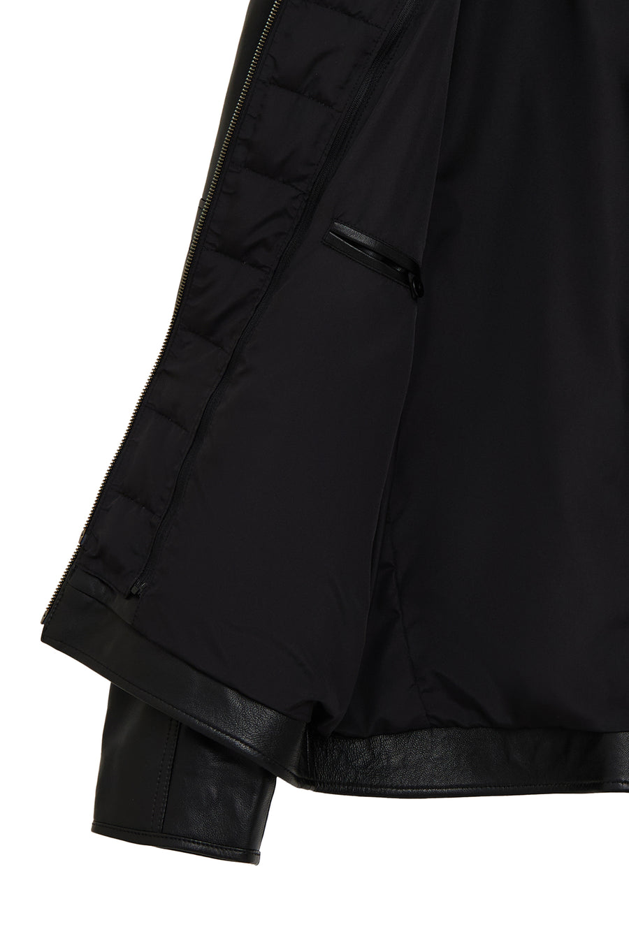 Mbappe Men's Black Leather Jacket