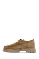 Women's Mink Suede Leather Oxford Shoes | Derimod