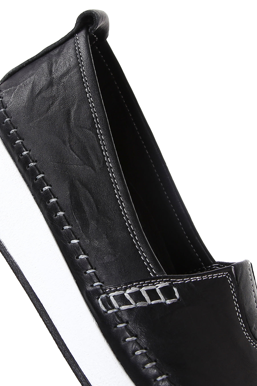 Kadın Siyah Deri Comfort Loafer