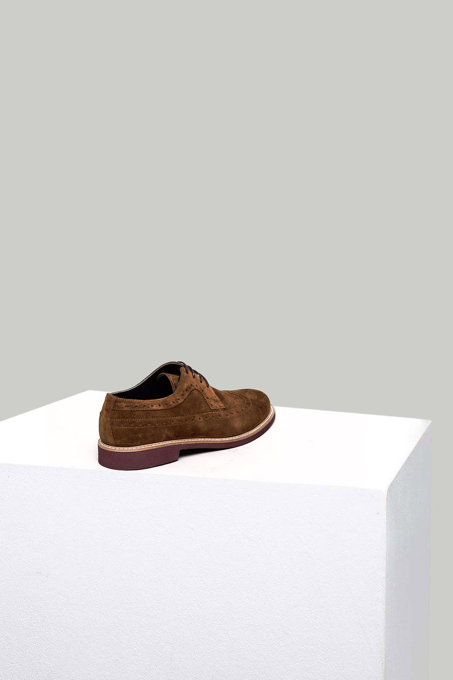 Men's Tan Suede Leather Shoes