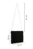 Women's Black Long Chain Strap Clutch Bag | Derimod