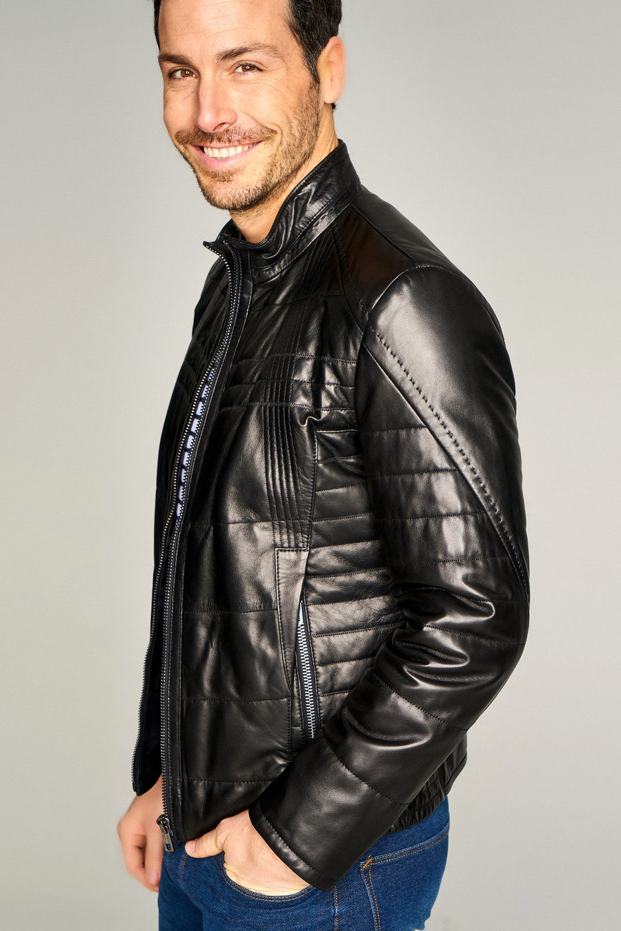Alves Men's Leather Jacket