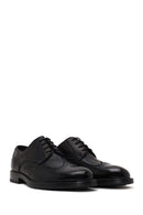 Male Black Lace-up Leather Casual Shoes | Derimod